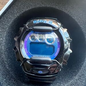 Casio BABY G BG1006 SA BLUE DIAL BLACK DIGITAL SPORT WATCH